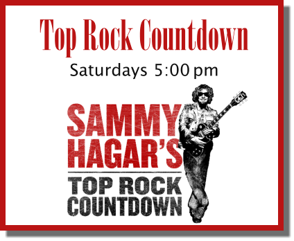 Top Rock Countdown Saturdays 5:00 pm